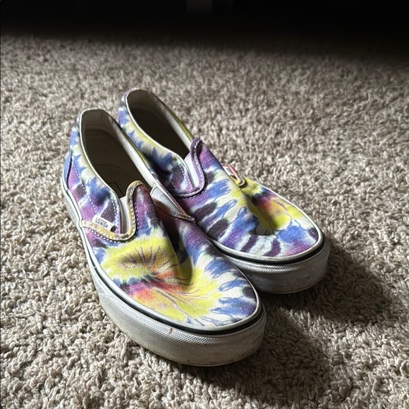 Vans Kids Colorful Tie-Dye Slip-On Sneakers - Picture 2 of 2
